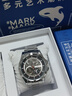 马克华菲（MARK FAIRWHALE）手表男士机械表全自动镂空飞轮时尚男表国潮夜光防水瑞士品质腕表 银红钢带/定制刻字/礼盒包装 实拍图