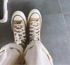 匡威（Converse）官方1970S运动高帮帆布鞋美拉德奶茶色卡其色168504C 褐色/168504C 37 实拍图