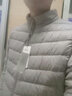 啄木鸟羽绒服男轻薄款秋冬季新款冬装男士外套男纯色大码上衣服男装袄子 1806银灰色【立领款】 2XL 180 实拍图
