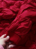 笛莎女童羽绒服新年秋冬季新款洋气红色宝宝儿童装 浆果红 130cm 晒单实拍图