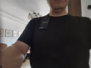 艾伦伯顿（Alen Botun）夏季冰丝运动套装男薄款宽松跑步服速干短裤短袖晨跑衣服透气t恤 速干套装 2XL（150-170斤） 实拍图