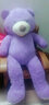 红运来 泰迪熊美国大熊陈乔恩同款公仔大熊正版特大号抱抱熊布娃娃生日礼物女生毛绒玩具熊 紫色 1.6米(店长推荐) 实拍图