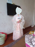 奥蒙威（AOMENGWEI）女童汉服连衣裙儿童大袖衫古装两件套幼儿园中秋齐胸襦裙MH-B7544 粉色 140 实拍图