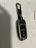 适用于本田思域钥匙包十一代22新款本田型格高档全包汽车专用金属钥匙套保护壳扣男11代 十一代思域/型格【哑光枪】+【挂扣】 . 实拍图