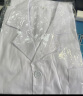 诚墨白大褂长袖男女医生护士工作服学生白大衣实验室食品加工厂工装 长袖白大褂（松紧袖口） 2XL/180建议160-175斤 实拍图