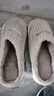 冬季棉拖鞋男居家防滑加厚毛绒保暖女士棉拖鞋2025新款情侣拖鞋女 米色 42-43 【适合40-41的脚】 实拍图