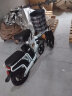 新日（Sunra）折叠电动自行车新国标超长续航代驾车锂电池助力成人电瓶车电单车 荣耀版四减震-S级35A助力约350KM 实拍图