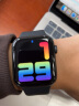 Apple Watch SE 智能手表 GPS款 44毫米深空灰色铝金属表壳 黑色运动型表带MYDT2CH/A 实拍图