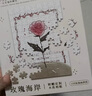 QUEENJOY高颜值礼盒玫瑰拼图情人节浪漫礼物生日送礼手工diy相框桌面摆件 清玉玫瑰 实拍图