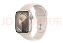 Apple/苹果 Watch Series 9 智能手表GPS款41毫米星光色铝金属表壳 星光色运动型表带M/L MR8U3CH/A 实拍图