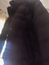 美洋（MEIYANG）速暖鹅绒服定制高阶尼龙简约绗缝轻暖短款羽绒外套秋季新款羽绒服 黑色 XL 实拍图