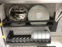 坤奉碗架沥水架厨房洗碗架免打孔墙上壁挂碗碟筷子收纳架碗盘置物架子 灰色-碗架【常规款】 实拍图