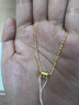 周六福（ZLF）  黄金吊坠女款国潮无极金足金小蛮腰挂坠首饰 计价 0.67g 实拍图