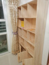 蔓斯菲尔全实木书柜纯实木书架落地一体靠墙置物架矮书柜儿童收纳储物柜子 升级松木+带门5层100X30X180CM 实拍图