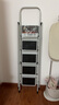 奥鹏梯具行业 梯子家用折叠人字梯室内加厚步楼梯小扶梯多功能爬梯 白灰色五步梯适合3米小区房 实拍图