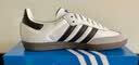阿迪达斯（adidas）Samba 三叶草T头德训休闲时尚百搭男女款运动板鞋B75806白色 43 实拍图