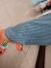 Classic Teddy童装儿童裤子男女童防蚊裤宝宝长裤中小童运动休闲长裤 印标竖条蓝灰 110 实拍图