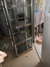 宜厨纳厨房置物架不锈钢落地多层微波炉烤箱架储物架收纳架子家用货架 长60宽40高150四层带围栏 实拍图