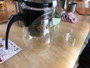 金灶（KAMJOVE）茶道杯飘逸杯大容量泡茶壶耐热玻璃杯办公室过滤茶具花茶壶TP-757 700ml搭配四个小茶杯 实拍图
