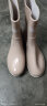 回力雨鞋女式透气雨靴韩版防滑水鞋套鞋防水中筒水靴时尚胶鞋女鞋子女 卡其HL523 37 实拍图