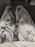 阔色（kuose）新中式国风水墨阔腿裤女春夏季新款宽松休闲慵懒风裙裤 花色 S 实拍图