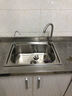 卓浴卫浴水槽单槽304不锈钢厨房洗菜盆洗碗池洗菜池 【304】尊享版60*45水槽套装配角阀 实拍图