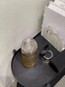 富光办公室玻璃杯单层加厚男女大容量泡茶水杯子便携提手便携车载杯子 单层黑色600ML+杯套 实拍图
