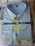 啄木鸟（TUCANO）衬衫男士莫代尔短袖衬衣商务正装休闲时尚纯色百搭男装 浅蓝 XL 实拍图