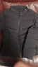 雅戈尔（YOUNGOR）羽绒服男立领短款羽绒服保暖御寒商务休闲男士上衣外套 VRYS439989AQA黑色 L 175/96A 实拍图