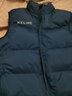 卡尔美（KELME）运动棉马甲男新款足球训练棉马夹加厚保暖坎肩跑步棉服 黑色 4XL 实拍图