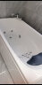 科勒（KOHLER） 科勒按摩浴缸冲浪整体独立浴缸皓玥家用浴缸 76448-NW左角位自带龙头1.7m 实拍图