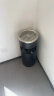 迪麦佳 不锈钢垃圾桶烟灰缸桶酒店大堂商用立式烟灰桶电梯口烟区果皮桶 圆形落地烟灰垃圾桶（磨砂黑） 实拍图