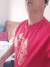 真维斯（JEANSWEST）红色卫衣男女款秋冬季休闲宽松上衣蛇年本命年衣服过新年会定制款 红色 醒狮蛇 M 【推荐110-120斤】 实拍图