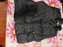 雪妃蓝琪 马甲女2024秋冬季新款韩版气质收腰坎肩棉服女加厚羽绒棉外套 黑色 XL（125-140斤） 实拍图