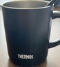 膳魔师（THERMOS）保温马克杯304不锈钢成人学生保冷水杯子礼物办公水杯TJDG 黑色 实拍图