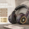 SR柏林之声无线头戴式蓝牙耳机电竞游戏电脑手机降噪带麦耳麦耳罩式发光听声辨位有线插卡高音质健身 【电竞黑】听声辨位 超清麦克风 实拍图
