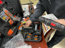 沃克莱夫工具箱家用组合维修工具箱套装维修套装五金工具箱全套 【两块电池】锂电100件套工具箱 实拍图