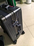 DULA铝框行李箱拉杆箱杯架小型旅行密码箱充电登机皮箱子星空灰20英寸 晒单实拍图