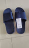 乐拖浴室拖鞋男夏季室内家用洗澡防滑情侣居家居软底简约凉拖鞋女夏天 藏青色 44-45 (适合43-44的脚穿) 实拍图