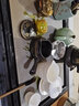 瓷牌茗茶具功夫茶具茶盘实木家用整套四合一电热炉茶台茶托盘排水式仿乌金石 4合1马到成功变色茶盘全自动炉 实拍图