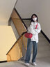 MELROSEMOOD高腰窄版直筒牛仔裤女宽松阔腿2025高个子女装新款显瘦直筒拖地裤 复古蓝（长裤） M 实拍图