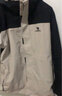 骆驼（CAMEL）三防冲锋衣户外登山服防水防风防污三合一保暖时尚运动外套 A9W114120-1X，暖白/幻影黑，女 XL 实拍图