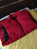 【清仓捡漏】马甲男士休闲百搭加厚秋冬防寒保暖坎肩加棉背心 酒红色 L 建议100-120斤 实拍图