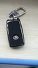 拓玛仕（TUOMASHI）大众速腾钥匙套宝来polo凌渡lcc途观l朗逸迈腾帕萨特探岳歌车包壳 A款插入式启动+单壳【深曜黑】 实拍图
