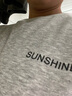 蒂卡登（DIKADENG） 卫衣男春秋季潮牌宽松套头衣服秋装ins潮流港风圆领加绒无帽外套 浅灰色加绒 L（建议110斤-130斤）  实拍图