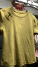 茵曼（INMAN）新中式盘扣印花T恤2024夏季女装新款珠扣短袖修身显瘦上衣 浅绿花 XL 晒单实拍图