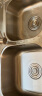 尊驰（ZUNCHI） 卫浴水槽双槽304不锈钢加厚厨房洗菜盆洗菜池洗碗槽 【304不锈钢】75*40加厚双槽+抽拉冷热水龙头 晒单实拍图