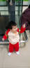 赢一贝婴儿春秋装套装幼儿0-3岁女童外穿外套长裤男宝宝衣服开衫两件套 红色加绒 110cm 实拍图