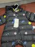 aqpa【95白鸭绒&三防】婴幼儿带帽连体服宝宝白鸭绒连帽保暖哈衣 星空宇航员 73cm 实拍图