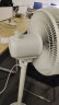 美的（Midea） 电风扇家用7叶落地扇 摇头电风扇循环风扇通风大风量电扇台式桌面小型风扇（台地两用升级款） 白色丨7叶台地两用30ac 实拍图